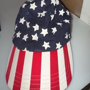Child's Patriotic Star and Stripe Cap
